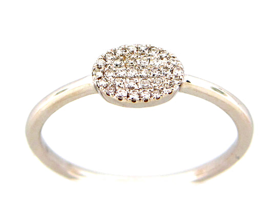 DIAMOND OVAL RING