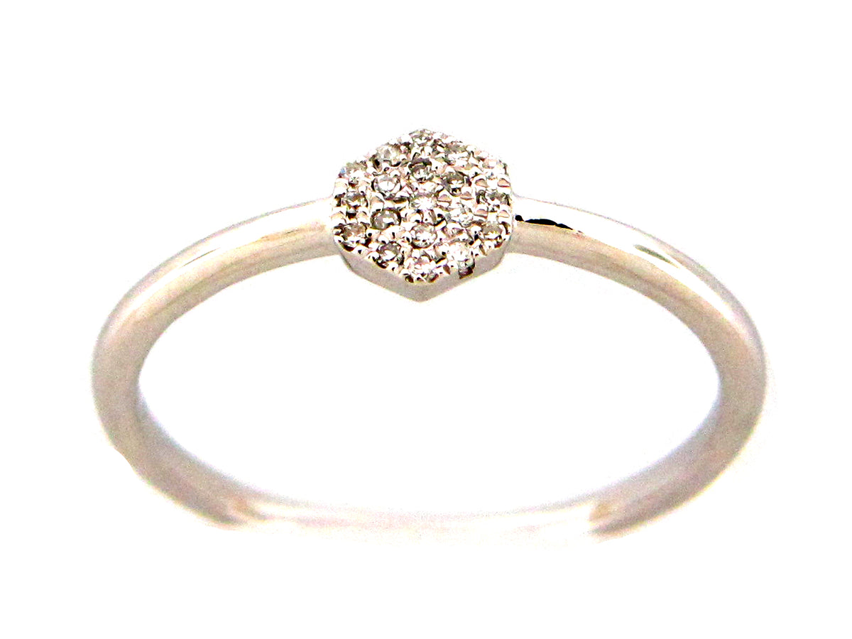 DIAMOND HONEYCOMB RING