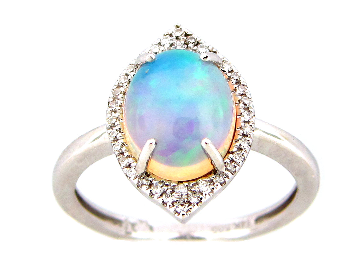 OPAL & DIAMOND RING