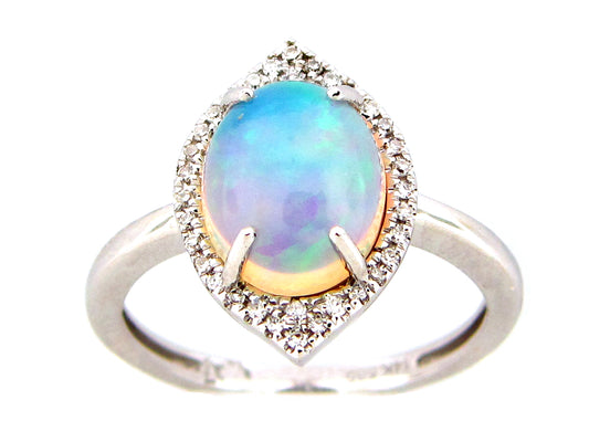 OPAL & DIAMOND RING