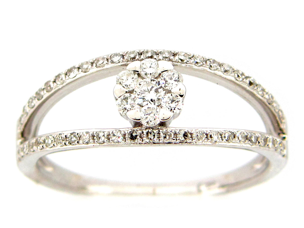 DIAMOND RING, 14KW (N)