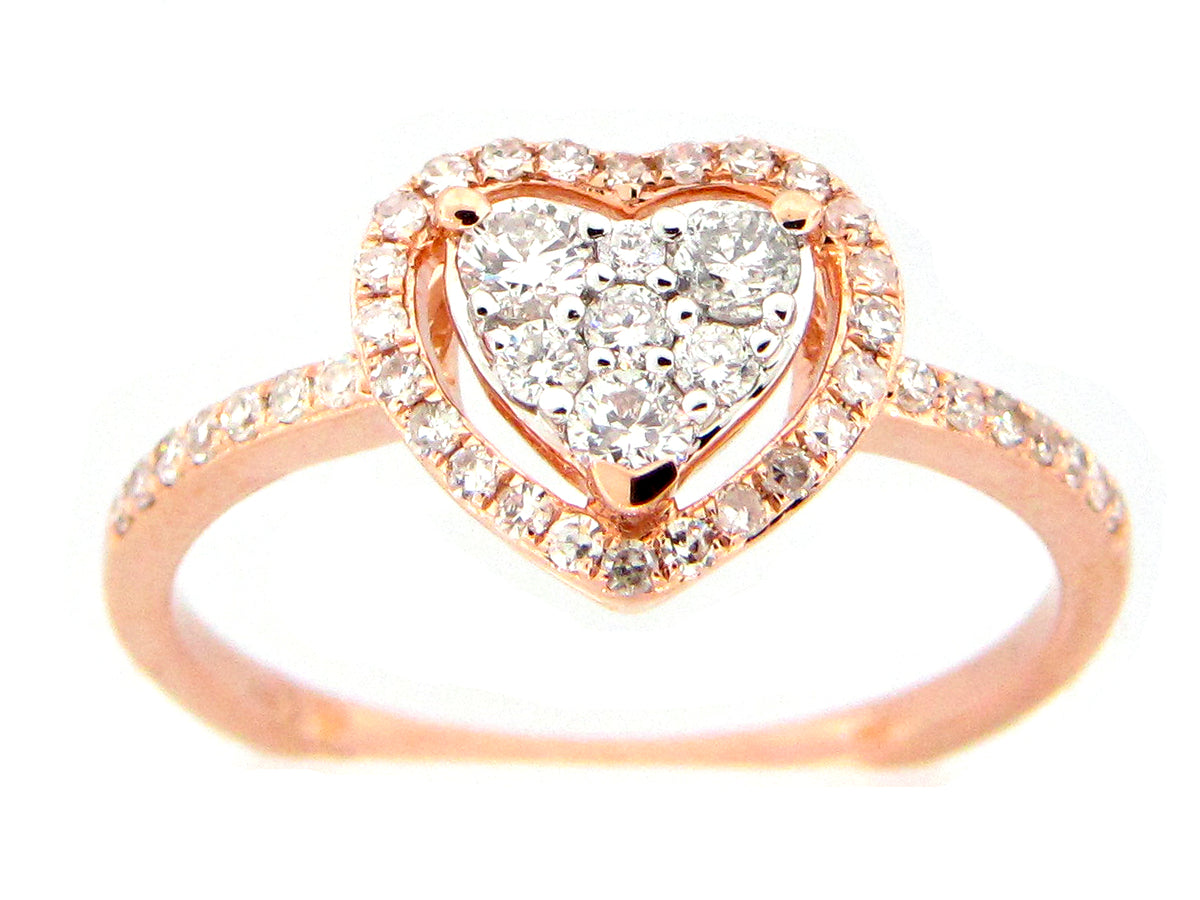 DIAMOND RING, 14KR (N)