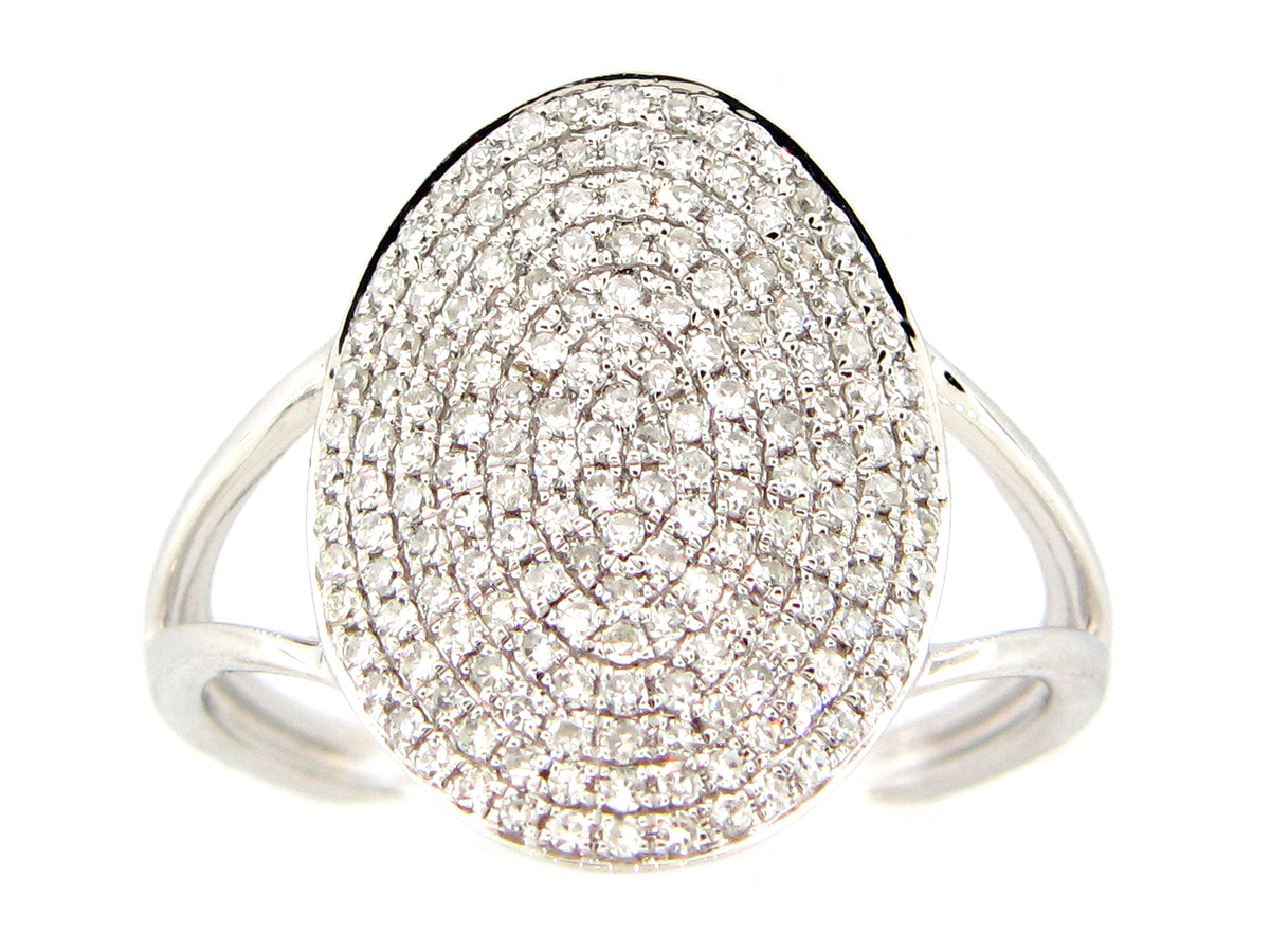 DIAMOND OVAL RING