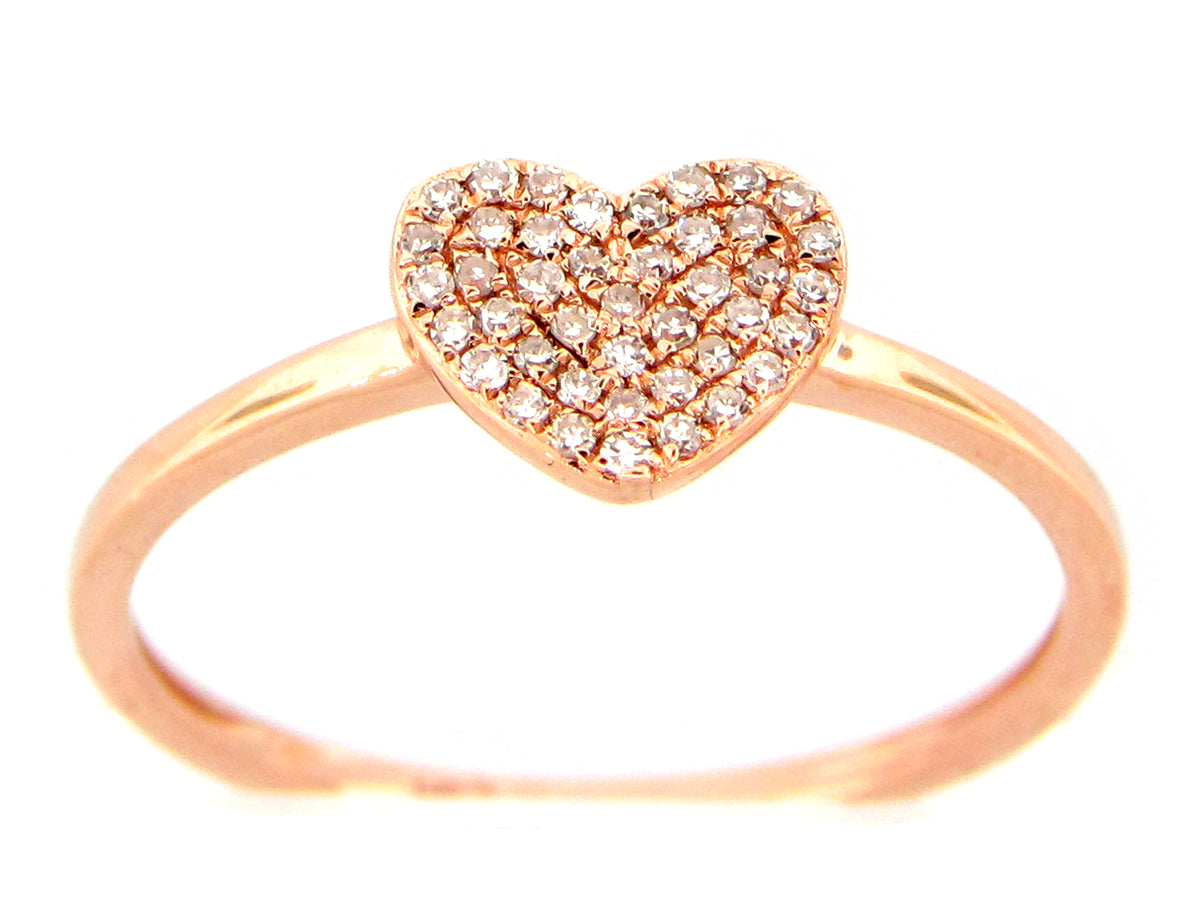 DIAMOND HEART RING