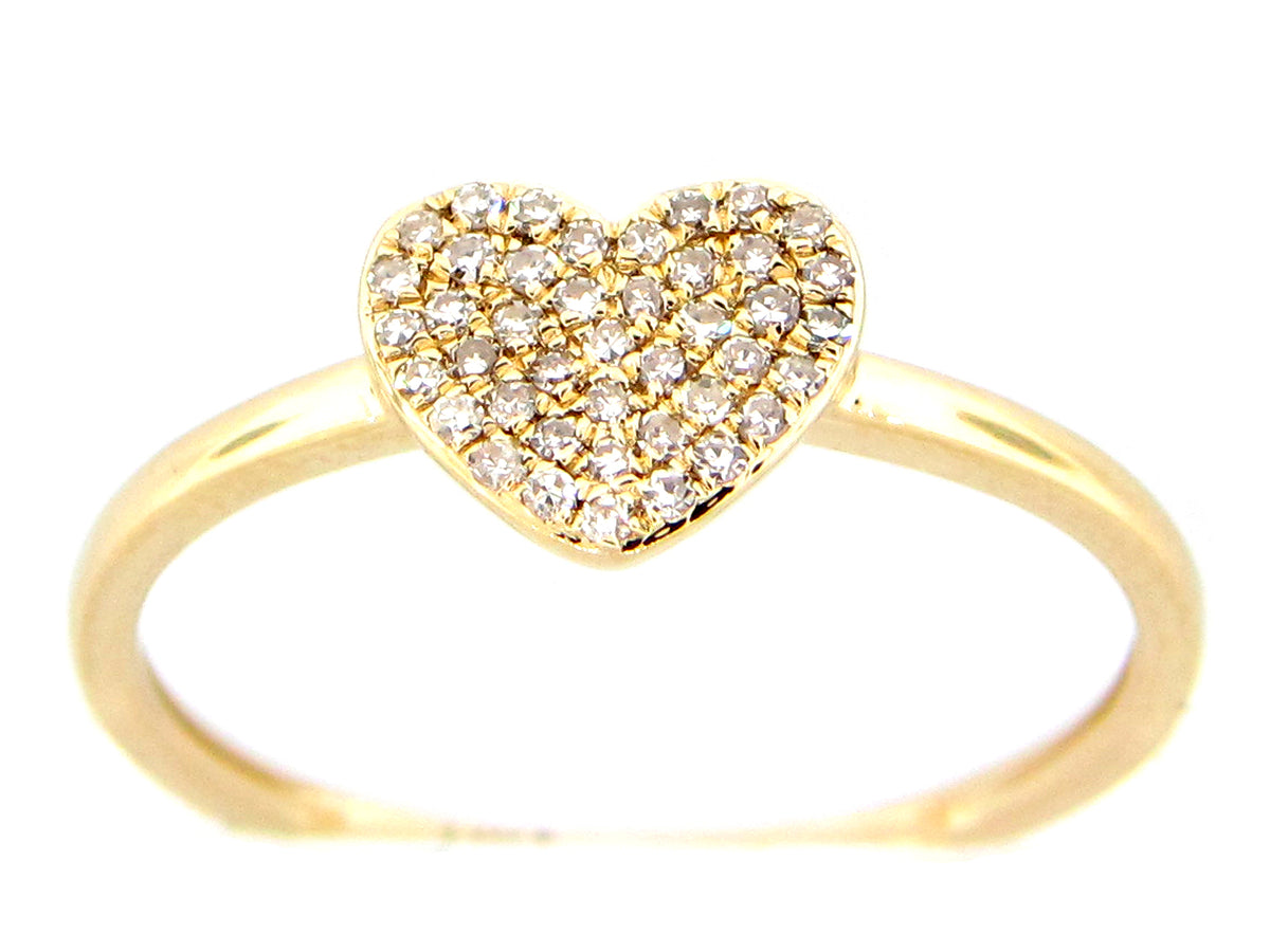 DIAMOND HEART RING