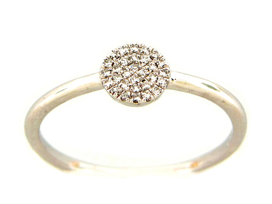 DIAMOND DISC RING, 14KW (N)