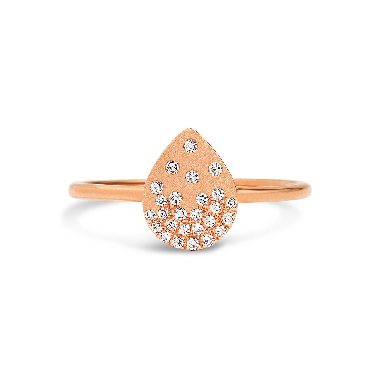Diamond Petite Confetti Pear Ring