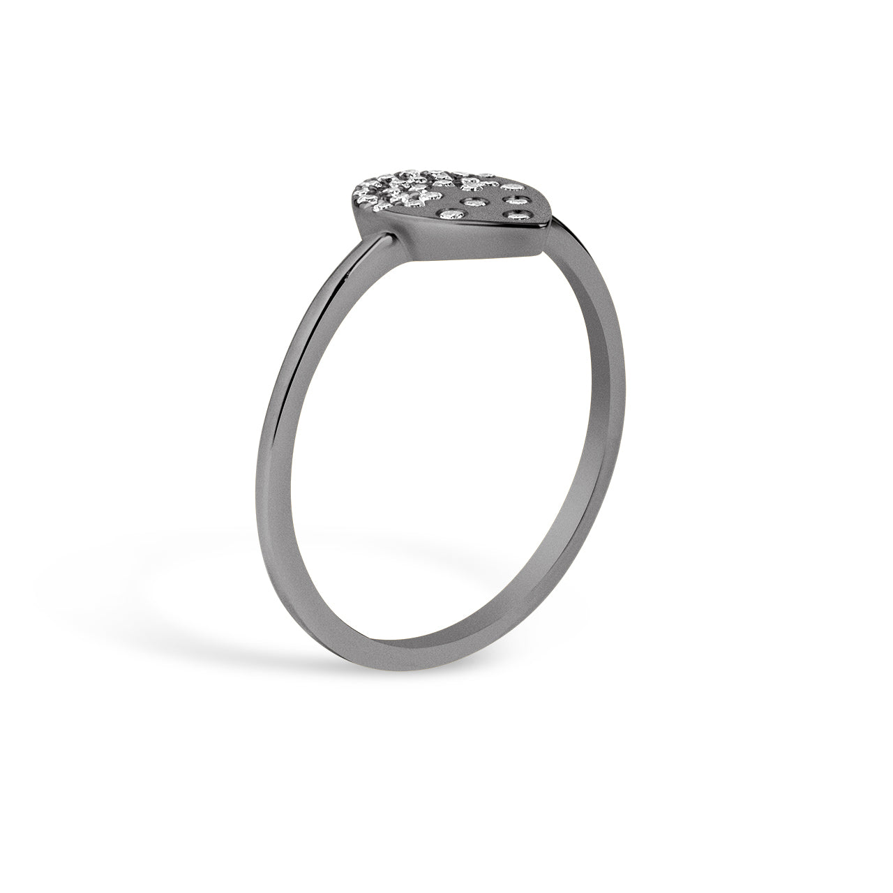 Diamond Petite Confetti Pear Ring