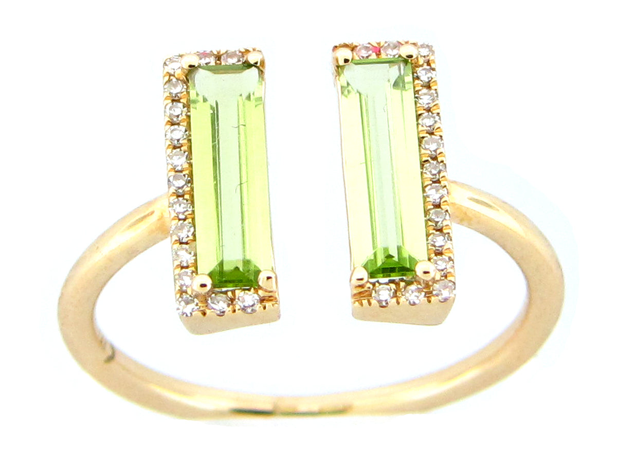 PERIDOT & DIAMOND RING