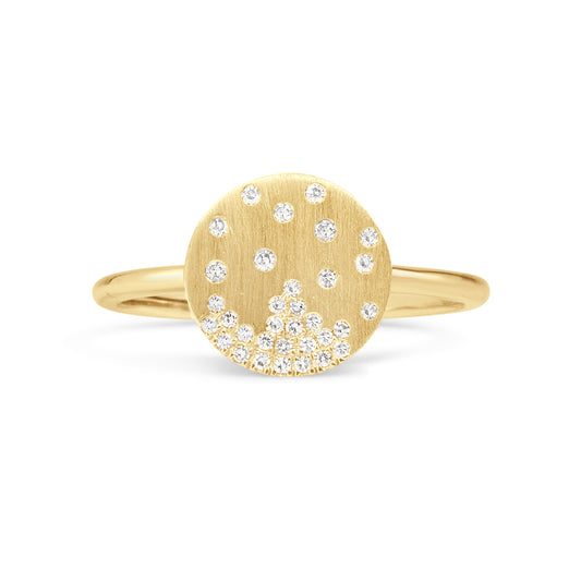 Diamond Petite Confetti Disc Ring