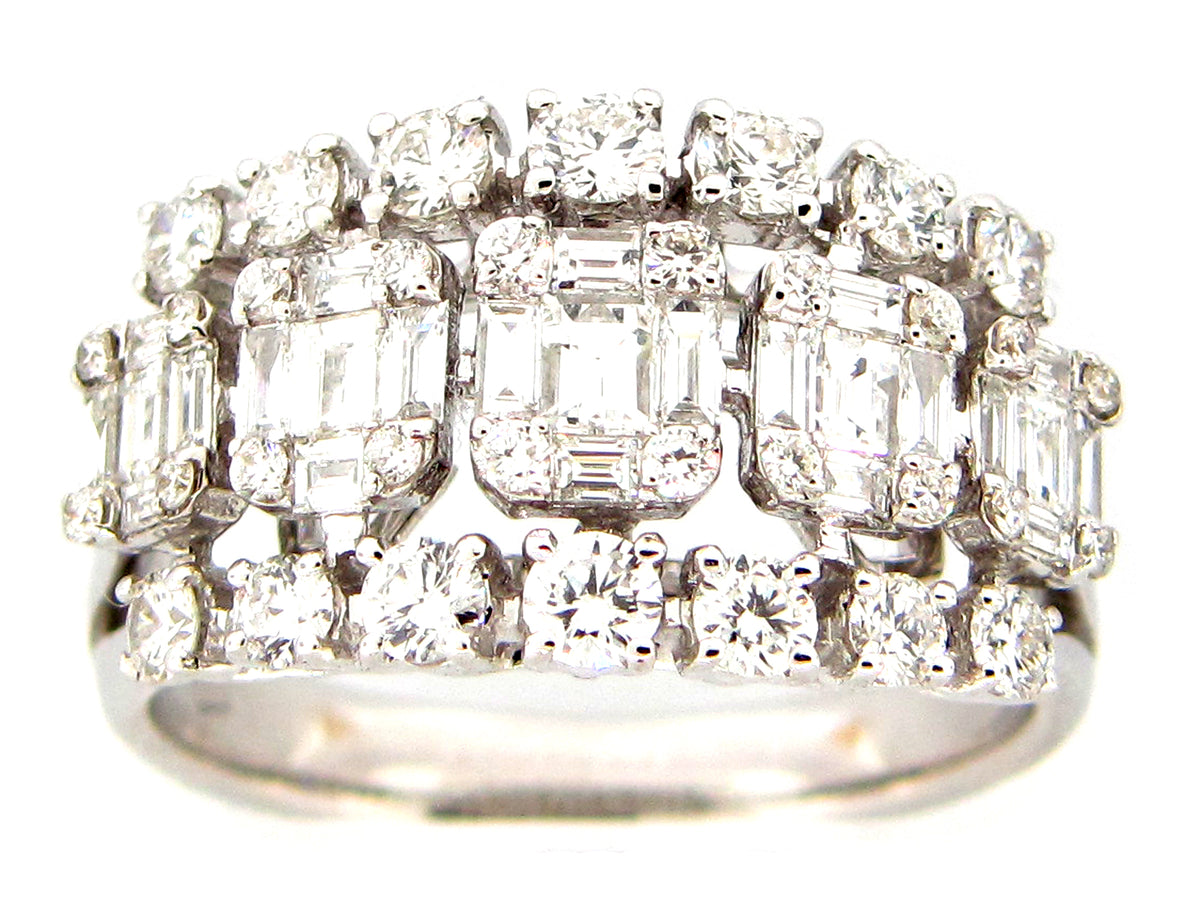 DIAMOND RING, 18KW (N)
