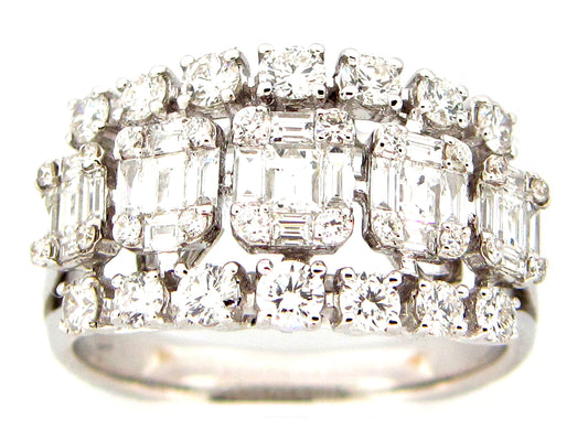 DIAMOND RING, 18KW (N)