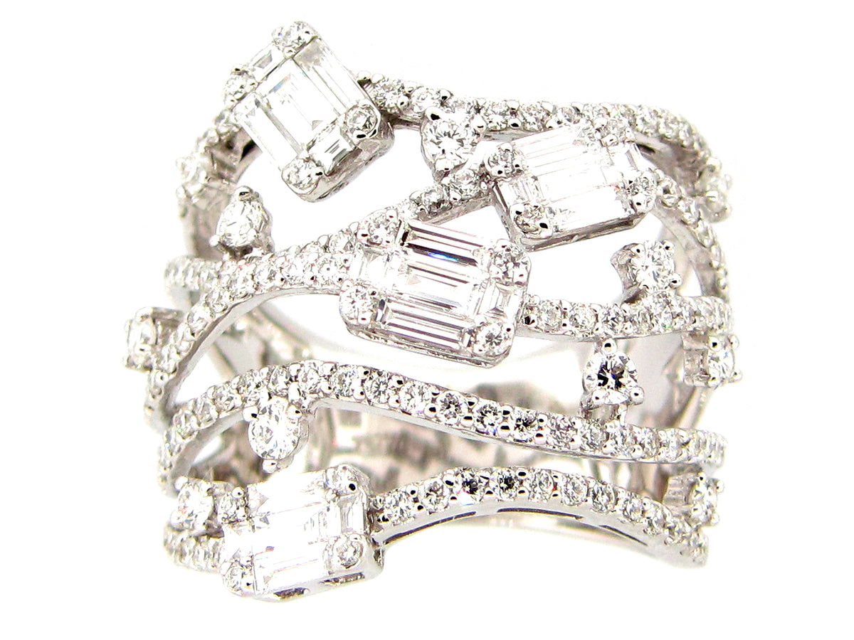 DIAMOND RING, 18KW (N)