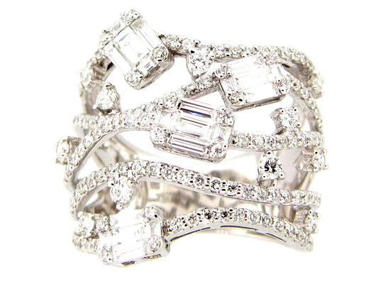 DIAMOND RING, 18KW (N)