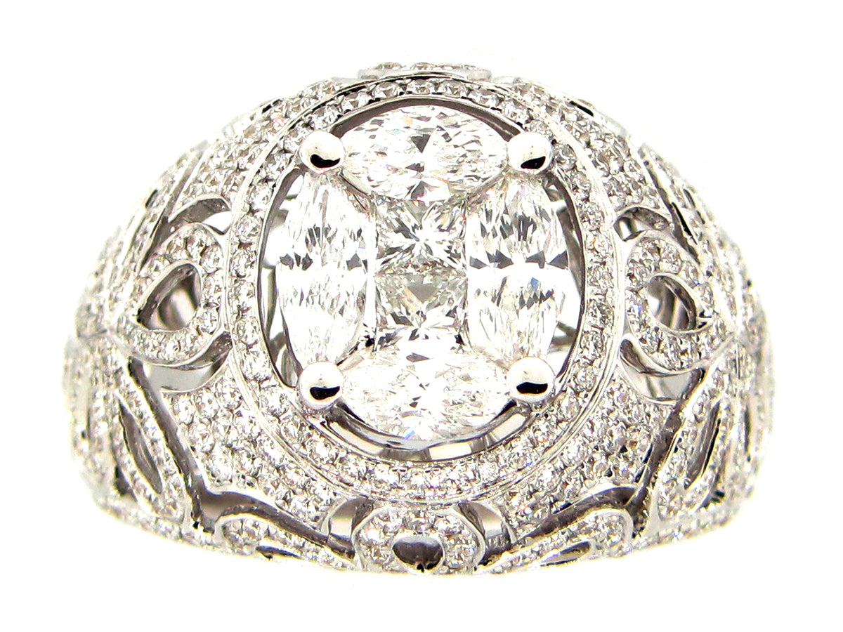 DIAMOND RING, 18KW (N)
