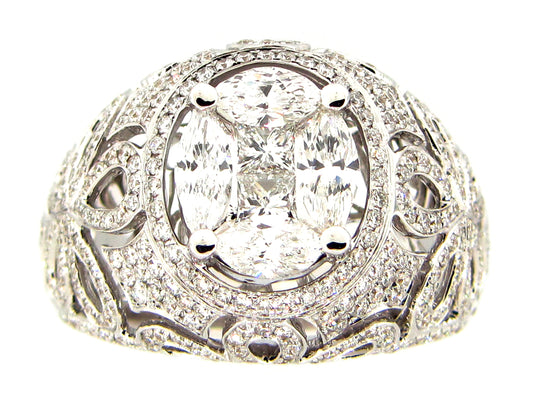 DIAMOND RING, 18KW (N)