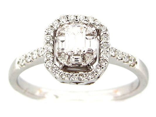 DIAMOND RING, 18KW (N)