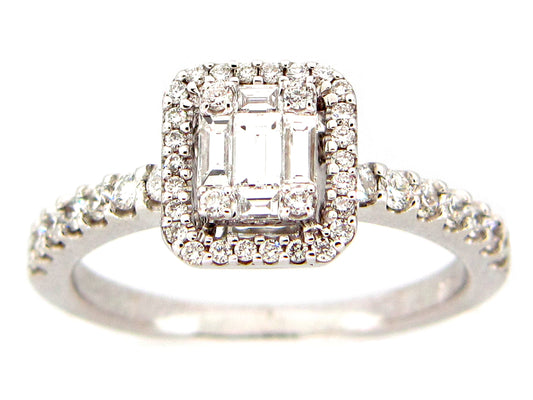 DIAMOND RING, 18KW (N)