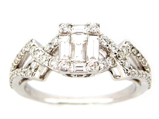 DIAMOND RING, 18KW (N)