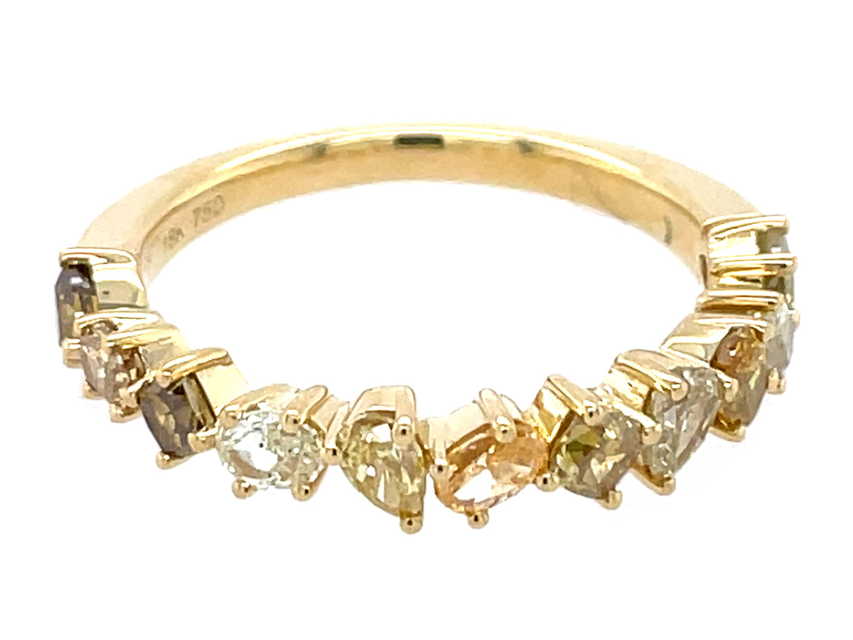 Fancy Shape Color Diamond Ring