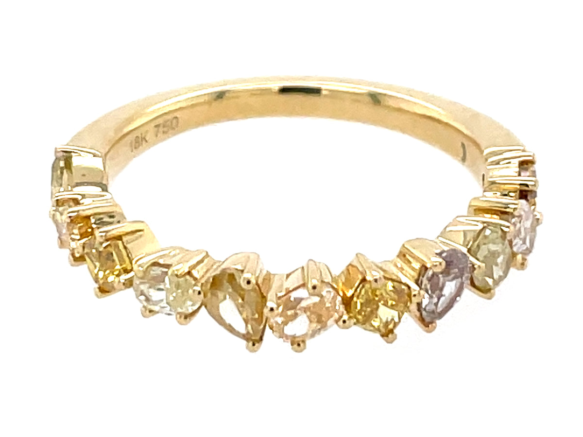 Fancy Shape Color Diamond Ring