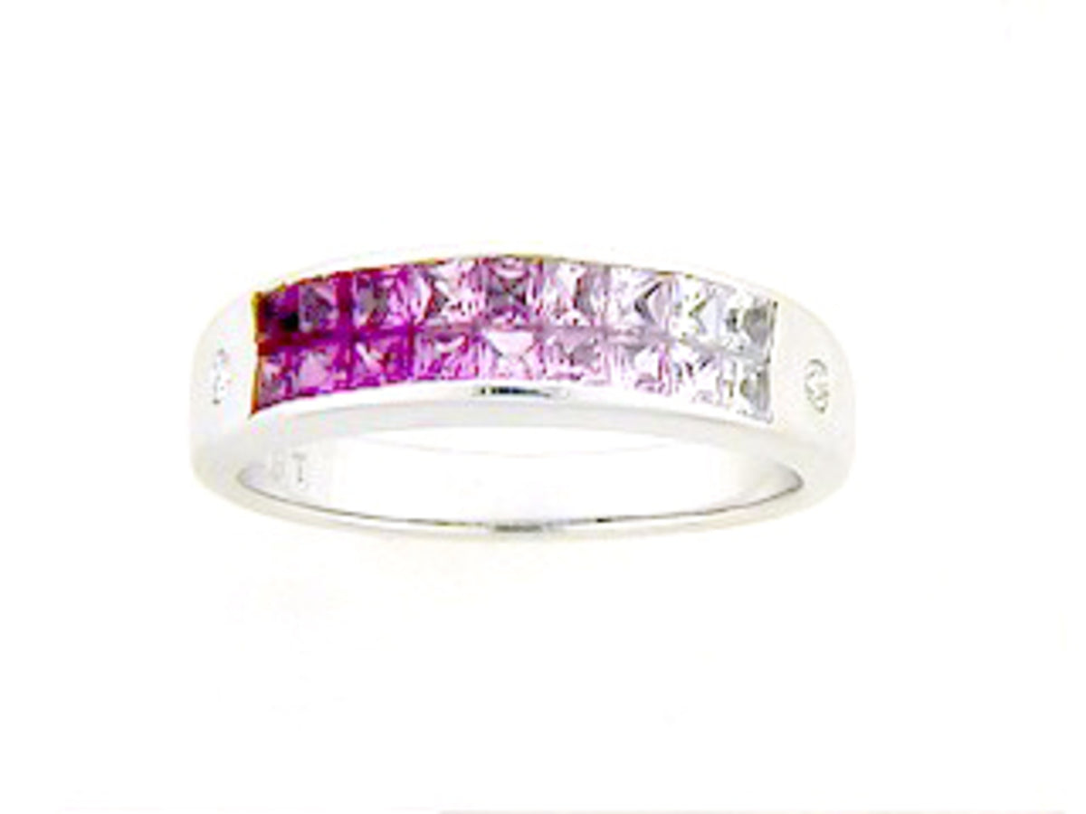 PINK SAPPHIRE & DIAMOND RING