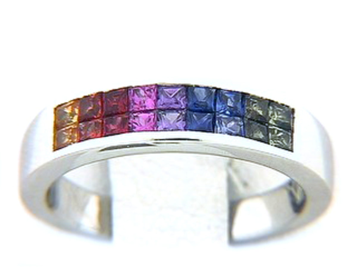 RAINBOW SAPPHIRE RING