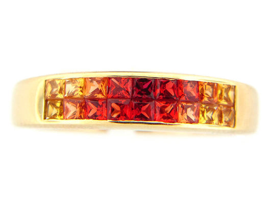 ORANGE SAPPHIRE RING