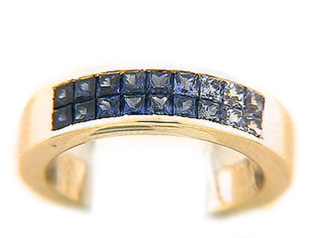 SAPPHIRE RING, 18KY (H)