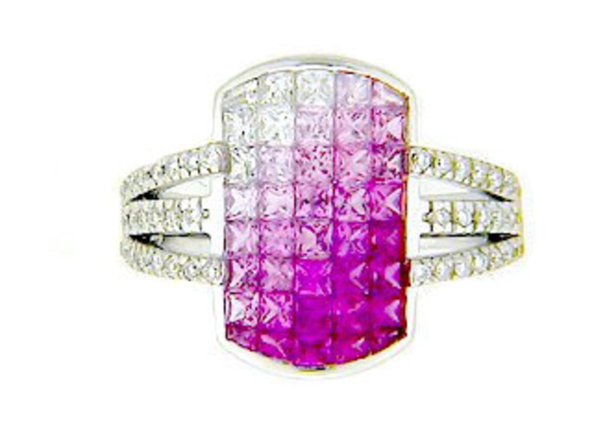 PINK SAPPHIRE & DIAMOND RING