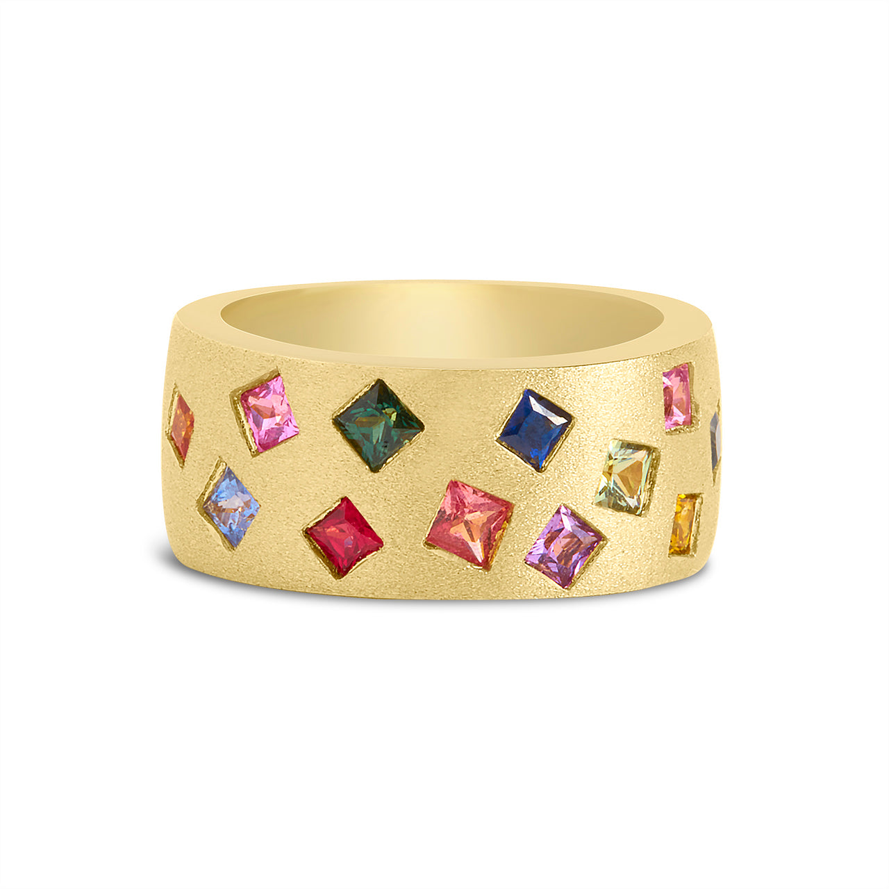 Rainbow Sapphire Princess Scatter Cigar Band