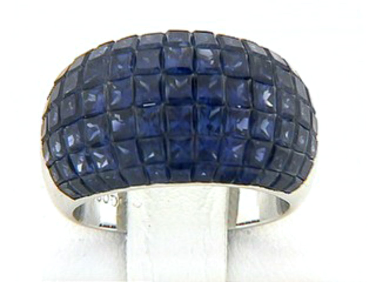 SAPPHIRE RING, 18KW (H)