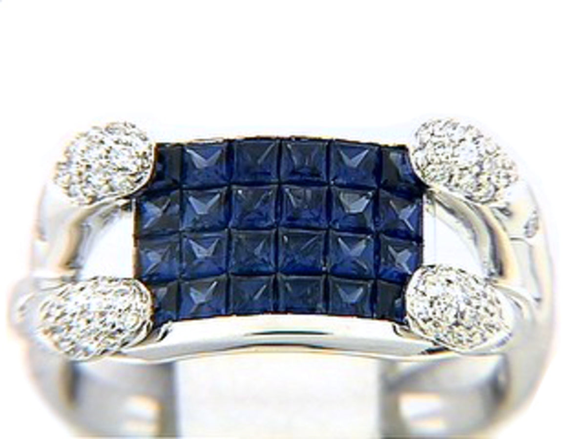 SAPPHIRE & DIAMOND RING