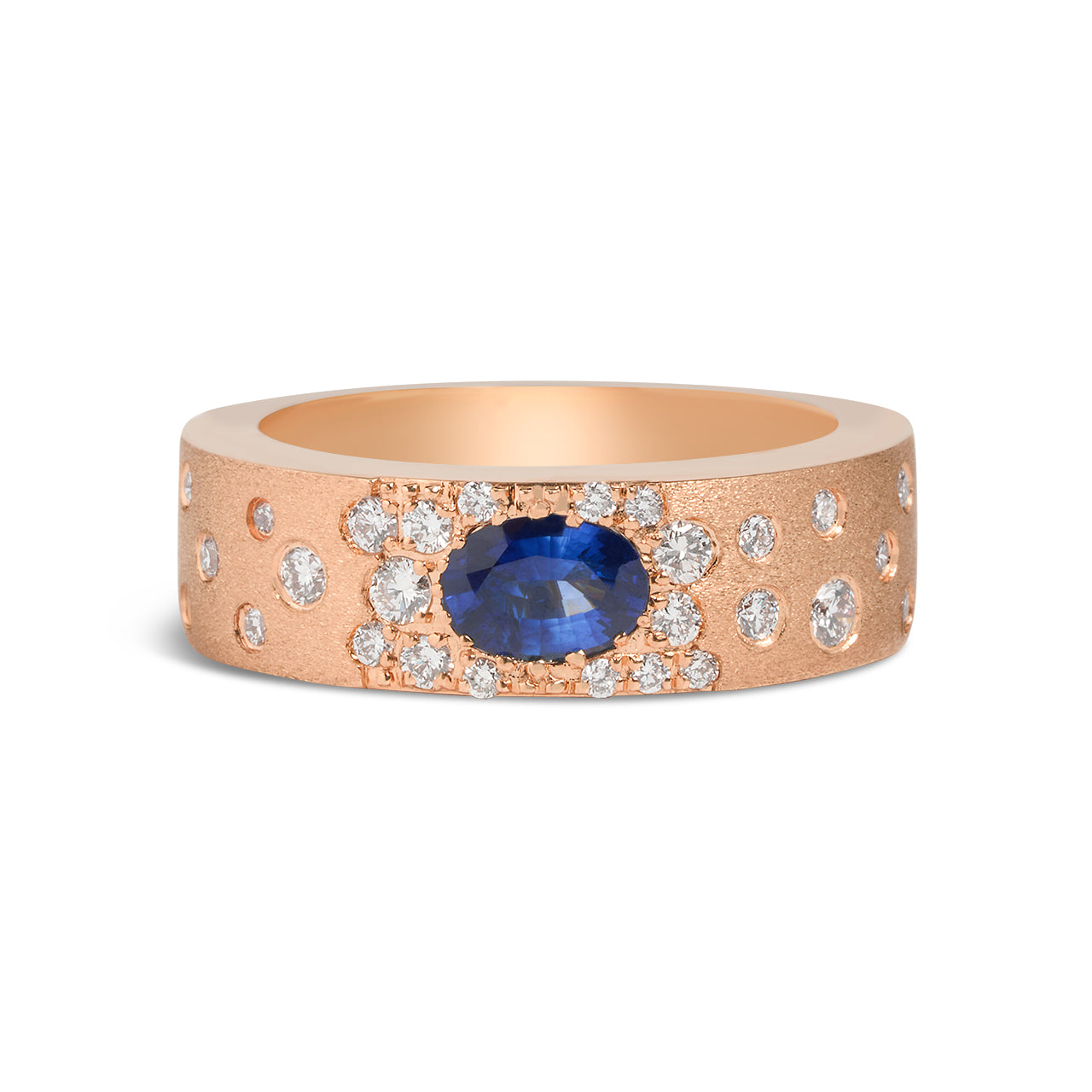 Sapphire & Diamond Confetti Band