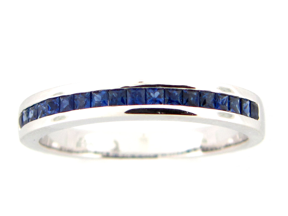 SAPPHIRE PRINCESS CHANNEL RING