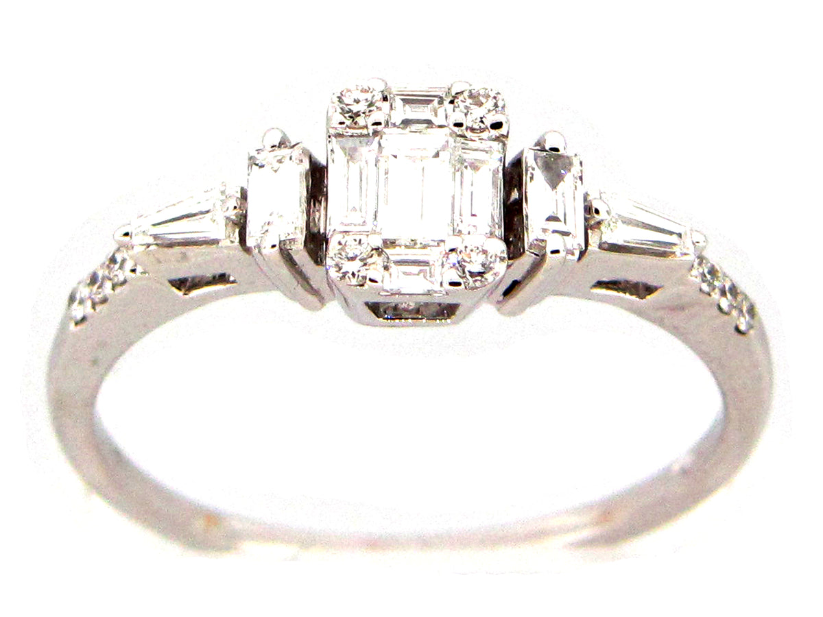 DIAMOND RING, 18KW (N)