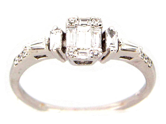 DIAMOND RING, 18KW (N)