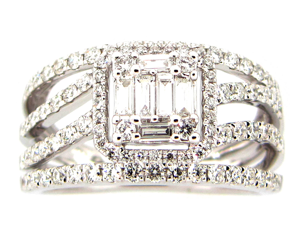 DIAMOND RING, 18KW (N)
