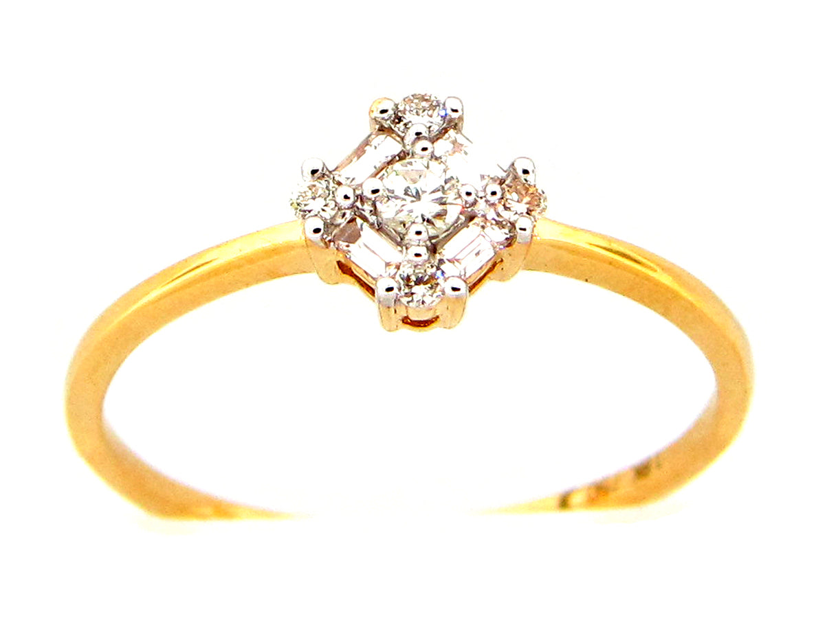 DIAMOND RING, 18KY (N)