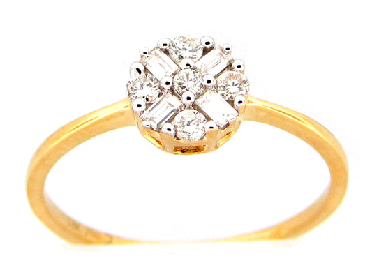 DIAMOND RING, 18KY (N)