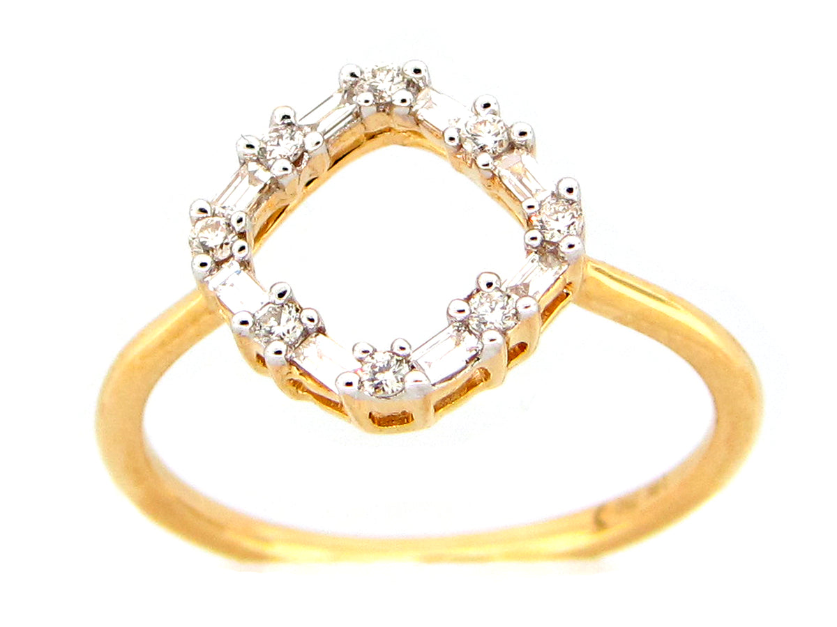 DIAMOND RING, 18KY (N)