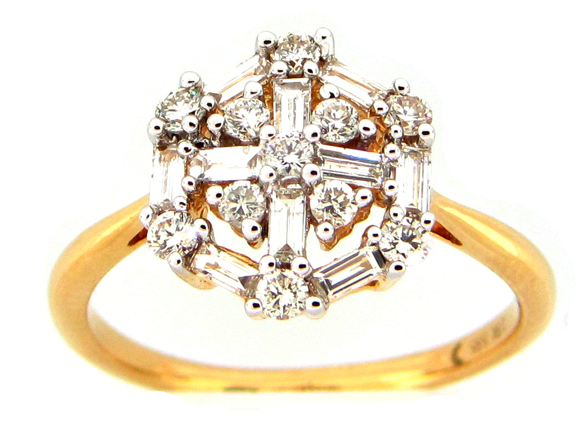 DIAMOND RING, 18KY (N)