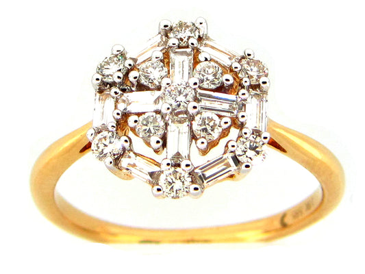 DIAMOND RING, 18KY (N)