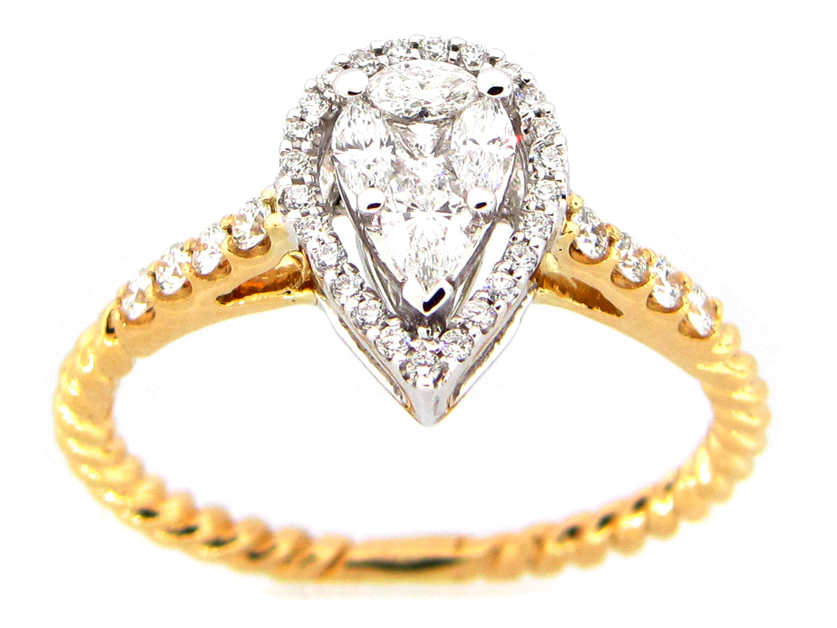 DIAMOND RING, 18KT (N)