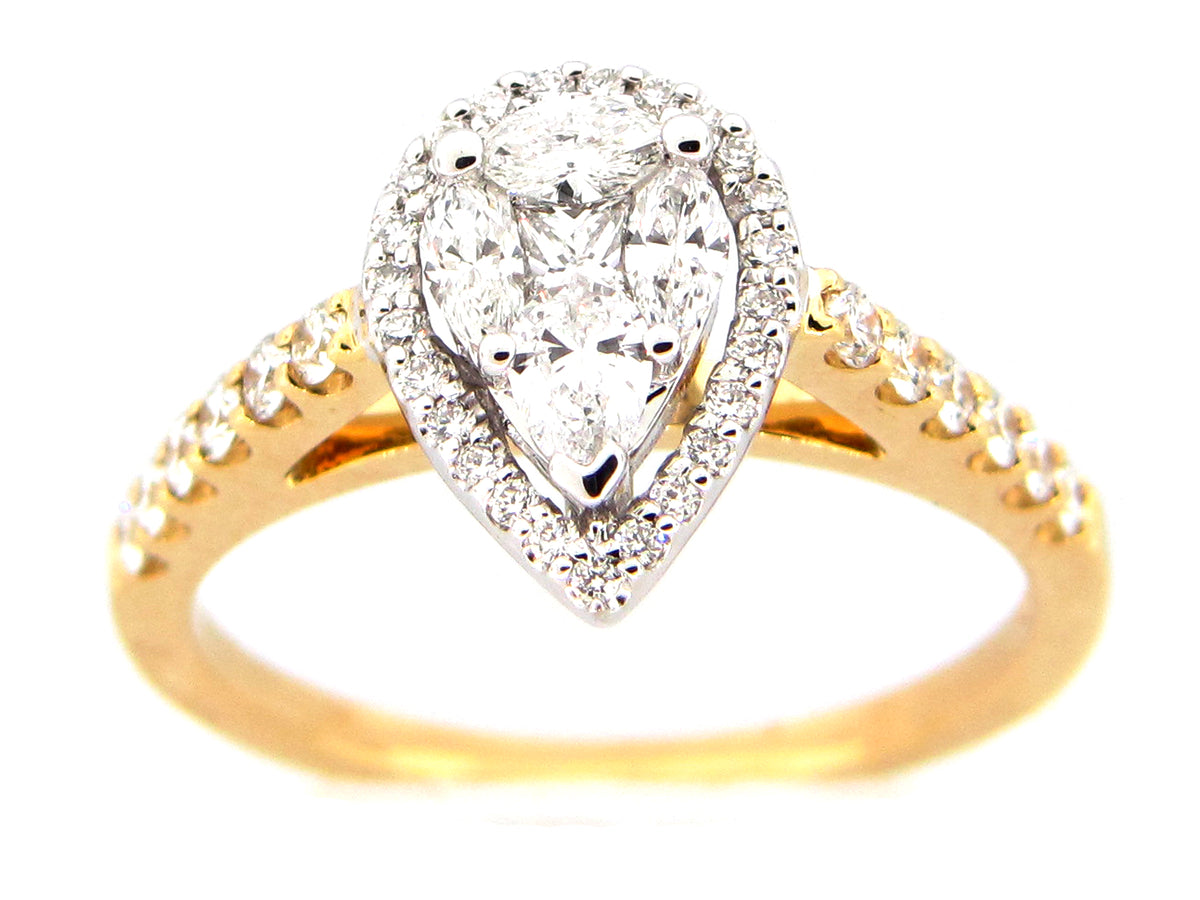 DIAMOND RING, 18KT (N)
