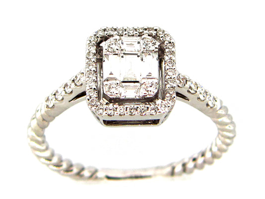 DIAMOND RING, 18KW (N)