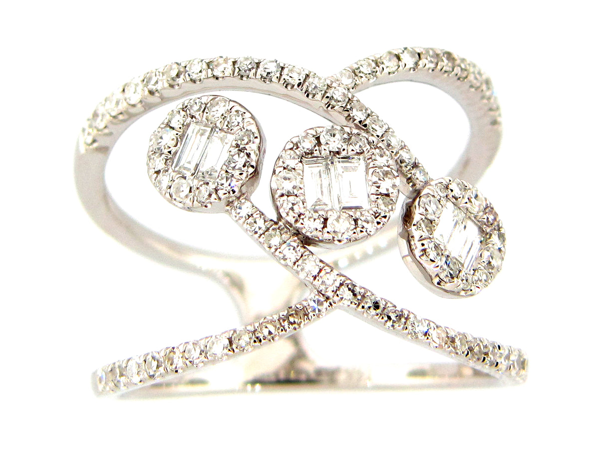 DIAMOND RING, 14KW (N)