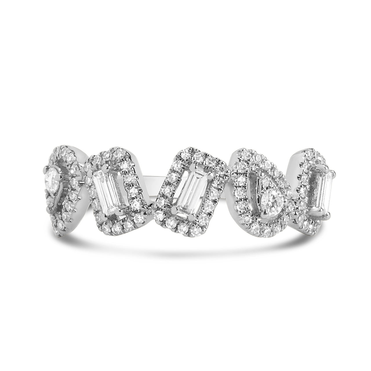 Diamond Halo Pivoting Band
