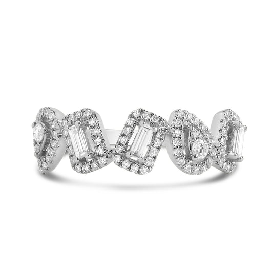 Diamond Halo Pivoting Band