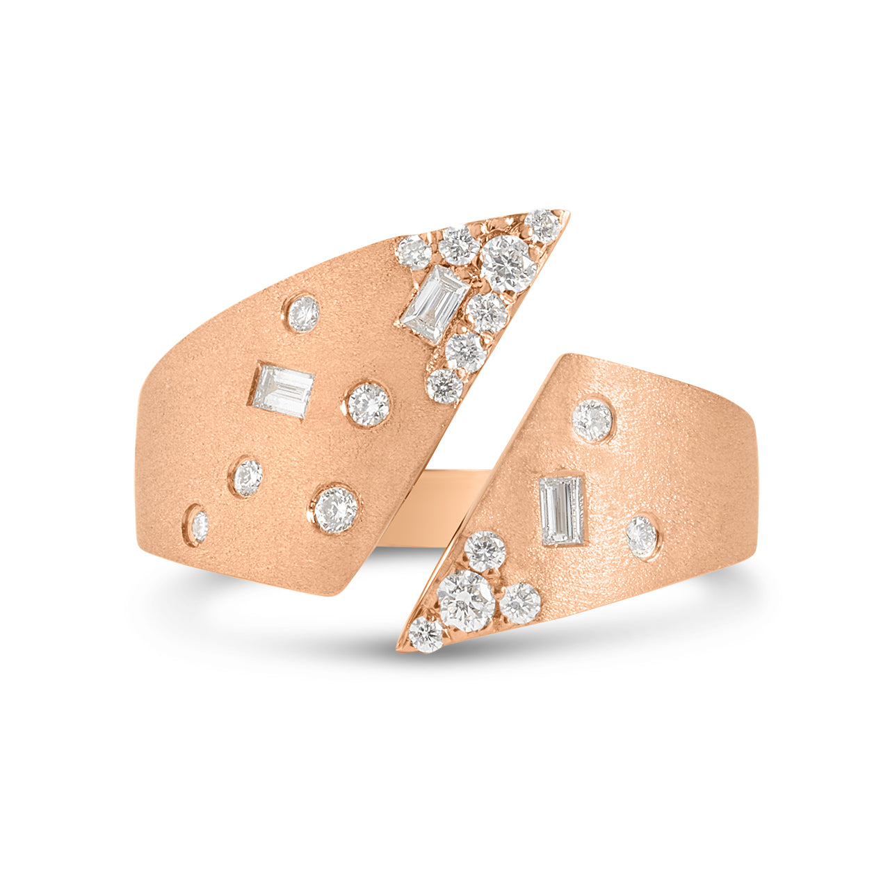 Diamond Baguette Confetti Split Ring
